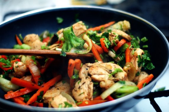 Turkey Stir Fry W/ Vegetables