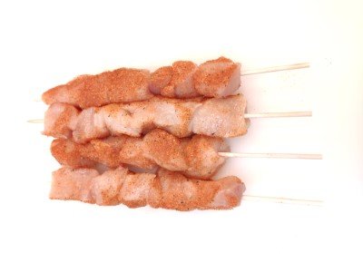 Seasoned Chicken Shish Kabobs Dark Meat