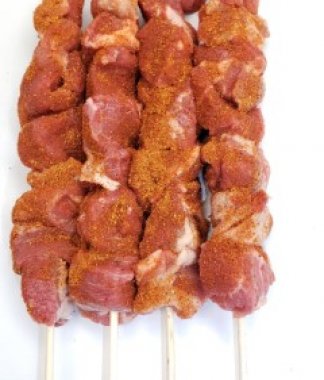 Seasoned Lamb Shish Kabob