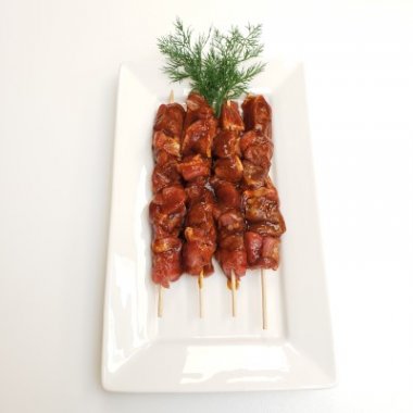 Marinated Turkey Kabobs Dark Meat