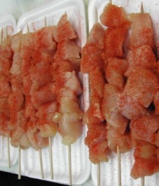 Seasoned Turkey Kabobs White Meat