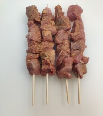 Seasoned Turkey Kabobs Dark Meat